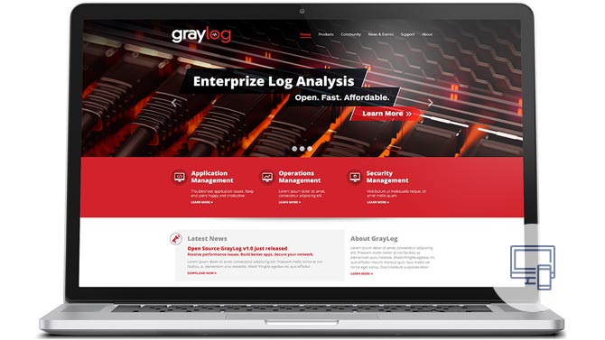 Graylog Web Design